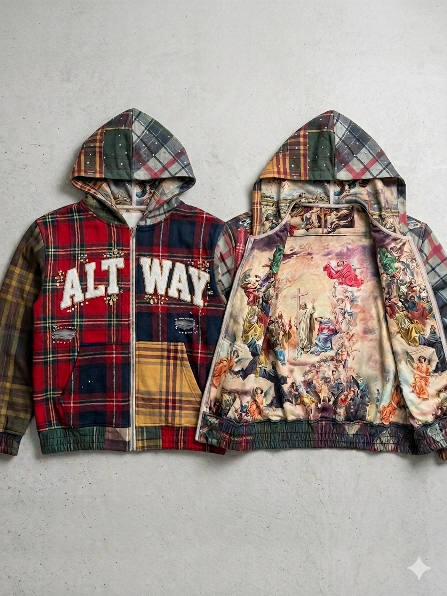 plaid reversible